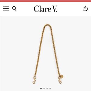 Clare V. Chain Shoulder Strap